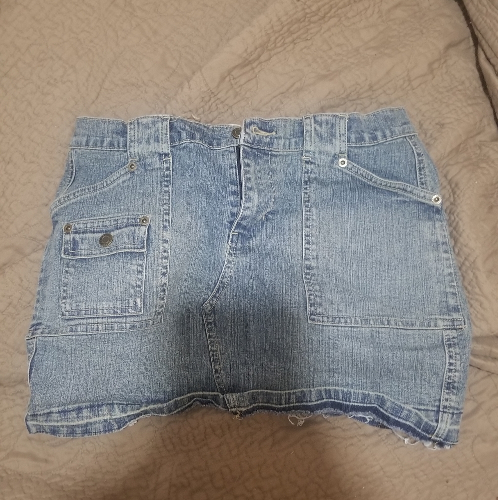 Express jean skirt